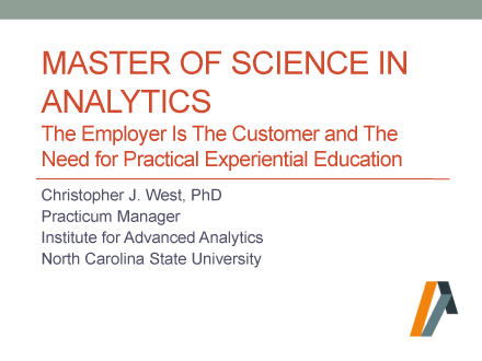 Masters in Science Analytics